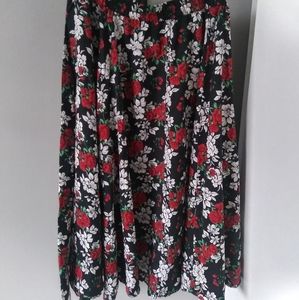 Women's A Line Midi Skirt